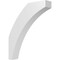 Ekena Millwork 6-in. W x 30-in. D x 36-in. H Thorton Architectural Grade PVC Knee Brace BRCP06X30X36THR - alternate 1